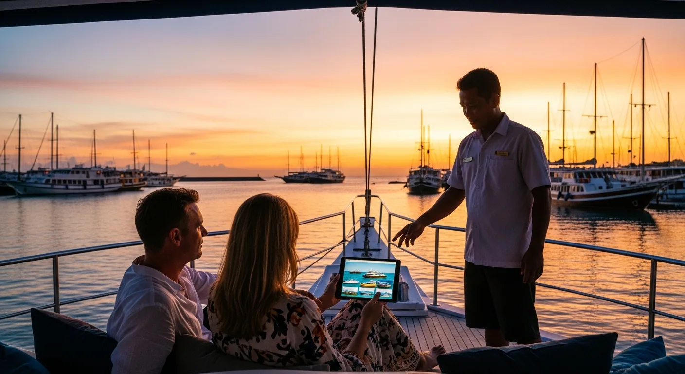 Phinisi Day Charter Bali — Routes, Inclusions, Pricing